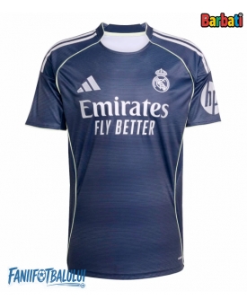 Real Madrid Tricou Fotbal Replică 2025-26 Barbati Deplasare